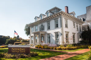 The Kennebec Savings Bank mansion.