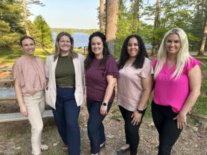 The five women who work at the Kennebec Valley Chamber of Commerce.